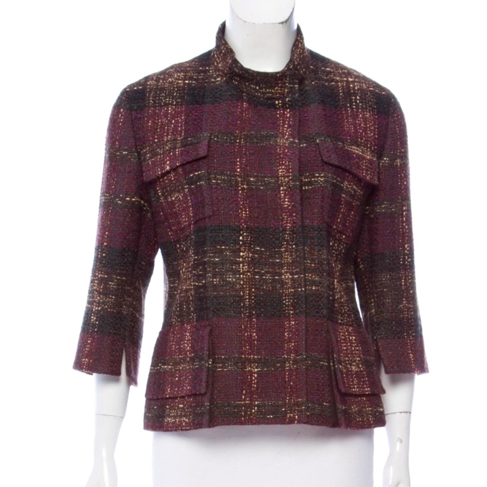 Akris Punto light weight tweed jacket